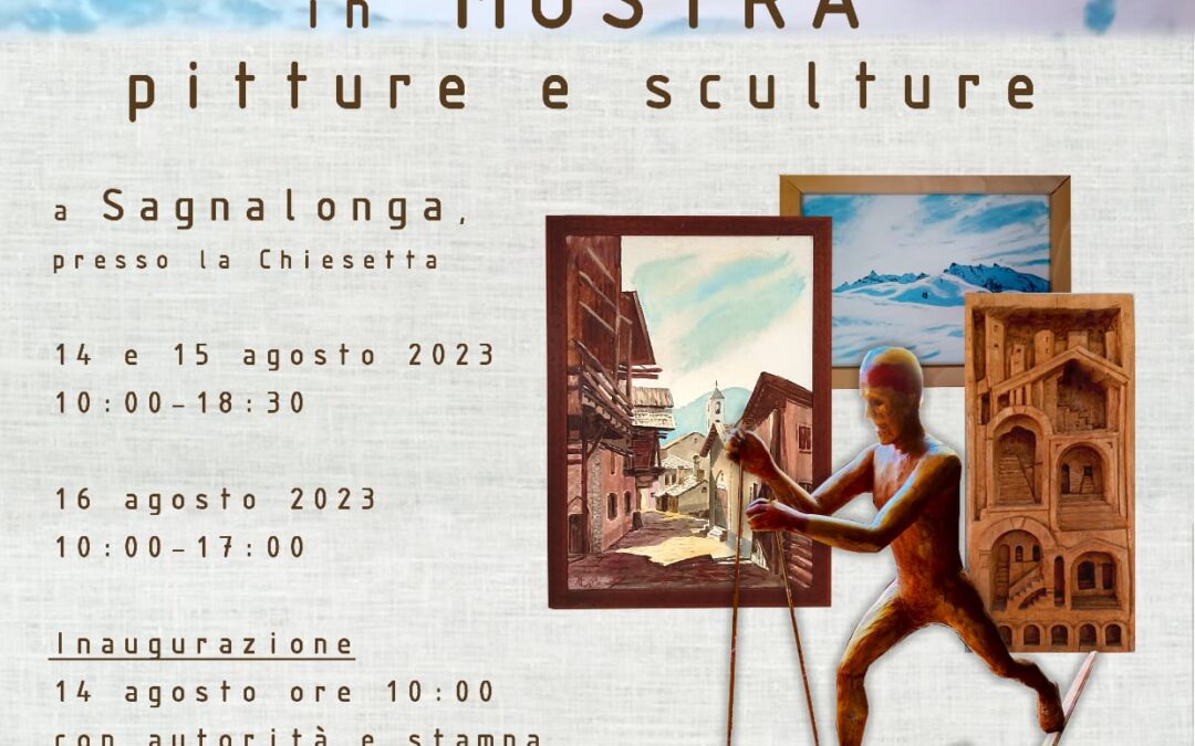 NINO CAPETTI, Chiesetta di Sagnalonga, 14-16 agosto. Meraviglie in legno e paesaggi dei Monti in MOSTRA